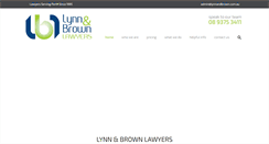 Desktop Screenshot of lynnandbrown.com.au